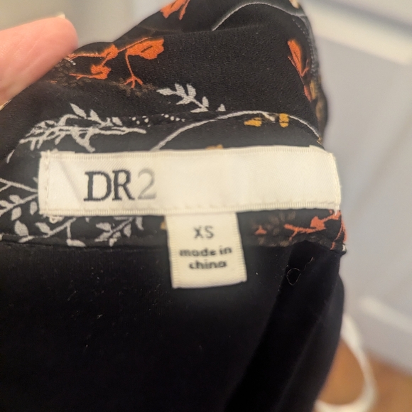 DR2 Button Shirt Midi Dress Black - Size XS - Picture 6 of 7